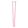 DIY Hairpin Legs Hairpin Legs Fuchsia / 35" / 3/8" Hairpin Leg (Sold Separately), 2-Rod Design - Fuchsia Powder Coated Finish