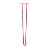 DIY Hairpin Legs Hairpin Legs Fuchsia / 37" / 1/2" Hairpin Leg (Sold Separately), 2-Rod Design - Fuchsia Powder Coated Finish