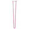 DIY Hairpin Legs Hairpin Legs Fuchsia / 37" / 3/8" Hairpin Leg (Sold Separately), 2-Rod Design - Fuchsia Powder Coated Finish
