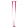 Hairpin Leg (Sold Separately), 3-Rod Design - Fuchsia Powder Coated Finish