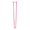 DIY Hairpin Legs Hairpin Legs Fuchsia / 38" / 1/2" Hairpin Leg (Sold Separately), 2-Rod Design - Fuchsia Powder Coated Finish