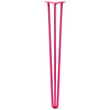 DIY Hairpin Legs Hairpin Legs Fuchsia / 38" / 1/2" Hairpin Leg (Sold Separately), 3-Rod Design - Fuchsia Powder Coated Finish