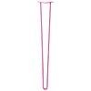 DIY Hairpin Legs Hairpin Legs Fuchsia / 38" / 3/8" Hairpin Leg (Sold Separately), 2-Rod Design - Fuchsia Powder Coated Finish