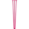 DIY Hairpin Legs Hairpin Legs Fuchsia / 39" / 1/2" Hairpin Leg (Sold Separately), 3-Rod Design - Fuchsia Powder Coated Finish