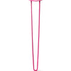 DIY Hairpin Legs Hairpin Legs Fuchsia / 40" / 1/2" Hairpin Leg (Sold Separately), 2-Rod Design - Fuchsia Powder Coated Finish