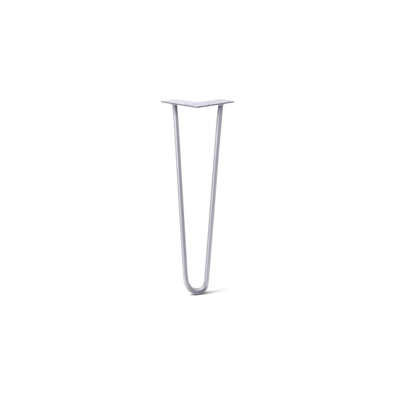 Hairpin Leg (Sold Separately), 2-Rod Design - Grey Powder Coated Finish