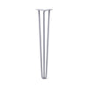 DIY Hairpin Legs Hairpin Legs Grey / 31" / 1/2" Hairpin Leg (Sold Separately), 3-Rod Design - Grey Powder Coated Finish