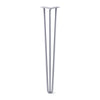 DIY Hairpin Legs Hairpin Legs Grey / 34" / 1/2" Hairpin Leg (Sold Separately), 3-Rod Design - Grey Powder Coated Finish
