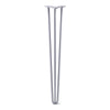 Hairpin Leg (Sold Separately), 3-Rod Design - Grey Powder Coated Finish