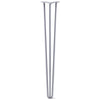 DIY Hairpin Legs Hairpin Legs Grey / 38" / 1/2" Hairpin Leg (Sold Separately), 3-Rod Design - Grey Powder Coated Finish