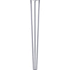 DIY Hairpin Legs Hairpin Legs Grey / 40" / 1/2" Hairpin Leg (Sold Separately), 3-Rod Design - Grey Powder Coated Finish