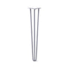 DIY Hairpin Legs Hairpin Legs Hairpin Leg (Sold Separately), 3-Rod Design - Grey Powder Coated Finish