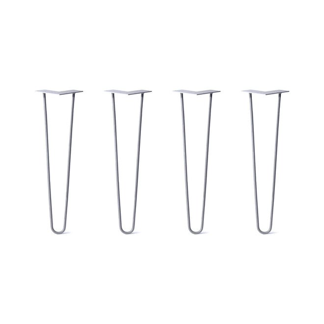 Hairpin Table Legs Set of 4, 2Rod Design Proudly Made in the USA