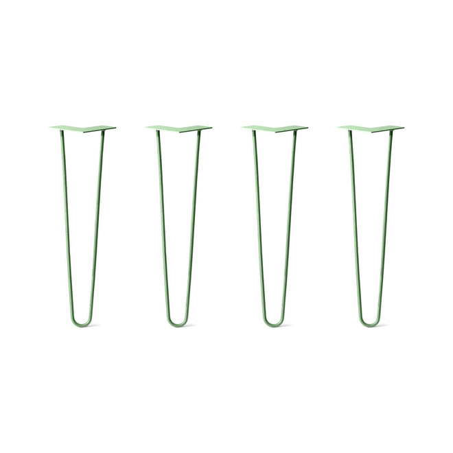 Hairpin Table Legs Set of 4, 2Rod Design Proudly Made in the USA