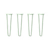 DIY Hairpin Legs Hairpin Legs Hairpin Legs Set of 4, 2-Rod Design - Mint Powder Coated Finish