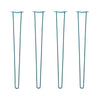 DIY Hairpin Legs Hairpin Legs Hairpin Legs Set of 4, 2-Rod Design - Teal Powder Coated Finish