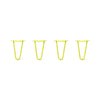 DIY Hairpin Legs Hairpin Legs Hairpin Legs Set of 4, 2-Rod Design - Yellow Powder Coated Finish