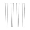 DIY Hairpin Legs Hairpin Legs Hairpin Legs Set of 4, 3-Rod Design - Clear Coated Finish