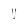DIY Hairpin Legs Hairpin Legs Jet Black Satin / 14" / 1/2" Hairpin Leg (Sold Separately), 2-Rod Design - Jet Black Satin Powder Coated Finish