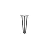 DIY Hairpin Legs Hairpin Legs Jet Black Satin / 14" / 1/2" Hairpin Leg (Sold Separately), 3-Rod Design - Jet Black Satin Powder Coated Finish