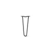 DIY Hairpin Legs Hairpin Legs Jet Black Satin / 15" / 1/2" Hairpin Leg (Sold Separately), 2-Rod Design - Jet Black Satin Powder Coated Finish