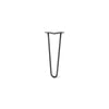 DIY Hairpin Legs Hairpin Legs Jet Black Satin / 16" / 1/2" Hairpin Leg (Sold Separately), 2-Rod Design - Jet Black Satin Powder Coated Finish