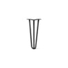 DIY Hairpin Legs Hairpin Legs Jet Black Satin / 16" / 1/2" Hairpin Leg (Sold Separately), 3-Rod Design - Jet Black Satin Powder Coated Finish