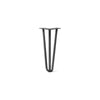 DIY Hairpin Legs Hairpin Legs Jet Black Satin / 17" / 1/2" Hairpin Leg (Sold Separately), 3-Rod Design - Jet Black Satin Powder Coated Finish