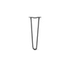 DIY Hairpin Legs Hairpin Legs Jet Black Satin / 18" / 1/2" Hairpin Leg (Sold Separately), 2-Rod Design - Jet Black Satin Powder Coated Finish