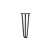 DIY Hairpin Legs Hairpin Legs Jet Black Satin / 19" / 1/2" Hairpin Leg (Sold Separately), 3-Rod Design - Jet Black Satin Powder Coated Finish