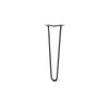 DIY Hairpin Legs Hairpin Legs Jet Black Satin / 20" / 1/2" Hairpin Leg (Sold Separately), 2-Rod Design - Jet Black Satin Powder Coated Finish