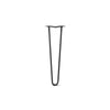 DIY Hairpin Legs Hairpin Legs Jet Black Satin / 21" / 1/2" Hairpin Leg (Sold Separately), 2-Rod Design - Jet Black Satin Powder Coated Finish