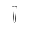 DIY Hairpin Legs Hairpin Legs Jet Black Satin / 22" / 1/2" Hairpin Leg (Sold Separately), 2-Rod Design - Jet Black Satin Powder Coated Finish