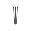 DIY Hairpin Legs Hairpin Legs Jet Black Satin / 22" / 1/2" Hairpin Leg (Sold Separately), 3-Rod Design - Jet Black Satin Powder Coated Finish