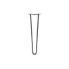 DIY Hairpin Legs Hairpin Legs Jet Black Satin / 23" / 1/2" Hairpin Leg (Sold Separately), 2-Rod Design - Jet Black Satin Powder Coated Finish