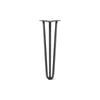 DIY Hairpin Legs Hairpin Legs Jet Black Satin / 23" / 1/2" Hairpin Leg (Sold Separately), 3-Rod Design - Jet Black Satin Powder Coated Finish