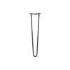 DIY Hairpin Legs Hairpin Legs Jet Black Satin / 24" / 1/2" Hairpin Leg (Sold Separately), 2-Rod Design - Jet Black Satin Powder Coated Finish