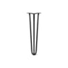 DIY Hairpin Legs Hairpin Legs Jet Black Satin / 24" / 1/2" Hairpin Leg (Sold Separately), 3-Rod Design - Jet Black Satin Powder Coated Finish