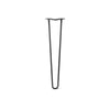 DIY Hairpin Legs Hairpin Legs Jet Black Satin / 25" / 1/2" Hairpin Leg (Sold Separately), 2-Rod Design - Jet Black Satin Powder Coated Finish