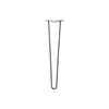 DIY Hairpin Legs Hairpin Legs Jet Black Satin / 25" / 3/8" Hairpin Leg (Sold Separately), 2-Rod Design - Jet Black Satin Powder Coated Finish