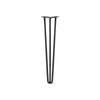 DIY Hairpin Legs Hairpin Legs Jet Black Satin / 26" / 1/2" Hairpin Leg (Sold Separately), 3-Rod Design - Jet Black Satin Powder Coated Finish