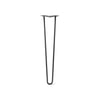 DIY Hairpin Legs Hairpin Legs Jet Black Satin / 27" / 1/2" Hairpin Leg (Sold Separately), 2-Rod Design - Jet Black Satin Powder Coated Finish