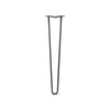 DIY Hairpin Legs Hairpin Legs Jet Black Satin / 28" / 1/2" Hairpin Leg (Sold Separately), 2-Rod Design - Jet Black Satin Powder Coated Finish