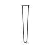 DIY Hairpin Legs Hairpin Legs Jet Black Satin / 29" / 1/2" Hairpin Leg (Sold Separately), 2-Rod Design - Jet Black Satin Powder Coated Finish