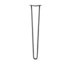 DIY Hairpin Legs Hairpin Legs Jet Black Satin / 30" / 1/2" Hairpin Leg (Sold Separately), 2-Rod Design - Jet Black Satin Powder Coated Finish