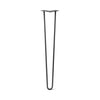 DIY Hairpin Legs Hairpin Legs Jet Black Satin / 31" / 1/2" Hairpin Leg (Sold Separately), 2-Rod Design - Jet Black Satin Powder Coated Finish