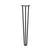 DIY Hairpin Legs Hairpin Legs Jet Black Satin / 31" / 1/2" Hairpin Leg (Sold Separately), 3-Rod Design - Jet Black Satin Powder Coated Finish