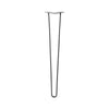 DIY Hairpin Legs Hairpin Legs Jet Black Satin / 31" / 3/8" Hairpin Leg (Sold Separately), 2-Rod Design - Jet Black Satin Powder Coated Finish