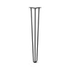 DIY Hairpin Legs Hairpin Legs Jet Black Satin / 31" / 3/8" Hairpin Leg (Sold Separately), 3-Rod Design - Jet Black Satin Powder Coated Finish