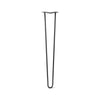 DIY Hairpin Legs Hairpin Legs Jet Black Satin / 32" / 1/2" Hairpin Leg (Sold Separately), 2-Rod Design - Jet Black Satin Powder Coated Finish